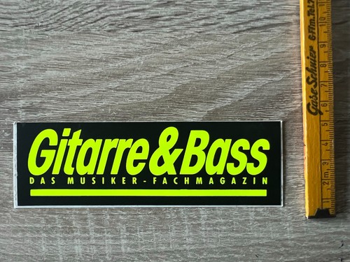 Gitarre und bass sticker - und,