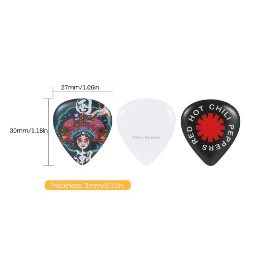 3tlg gitarrenplektrum set - 3tlg, gitarrenplektrum-set